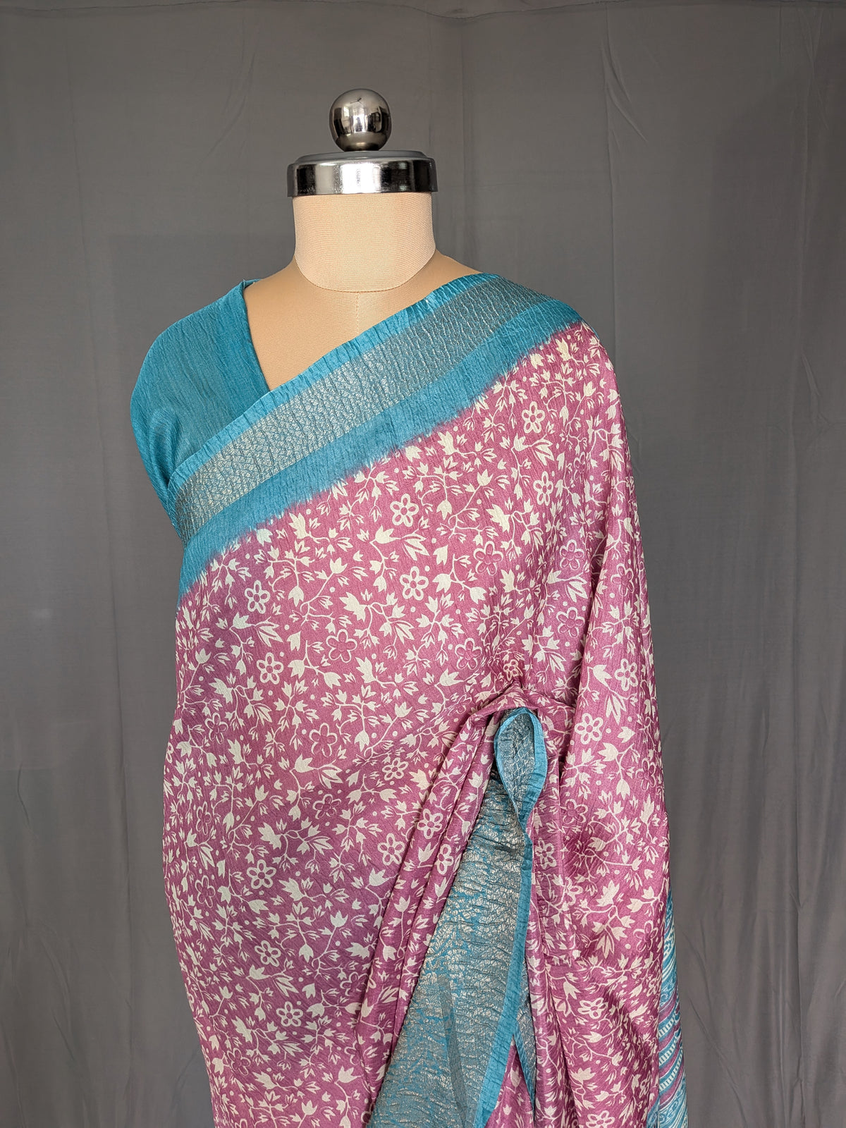 Floral Harmony Soft Silk Blend Saree Collection