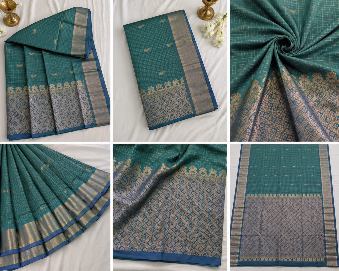 Emerald Grace Saree